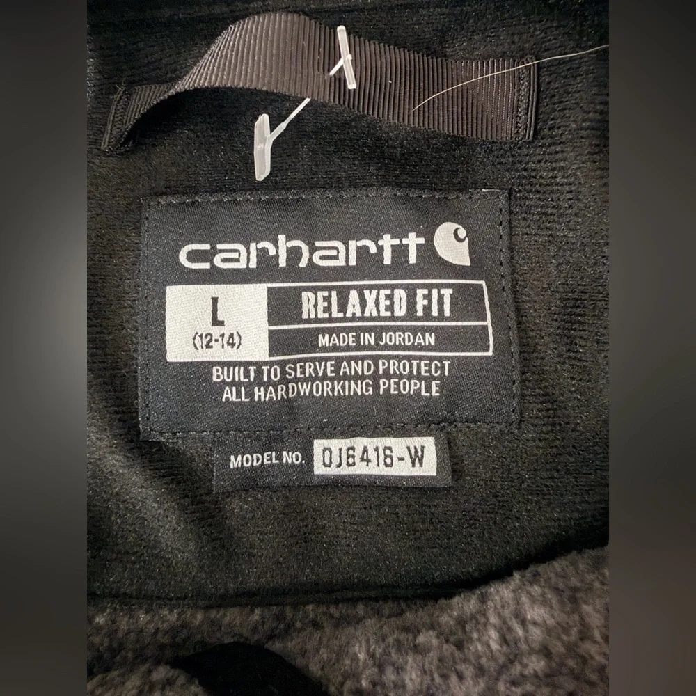 NWT Carhartt Relaxed Fit Full Zip Jacket size L